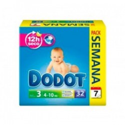 Dodot pañal T/3 5-10kg 32unds