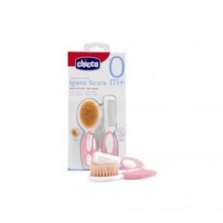 Chicco cepillo y peine rosa...